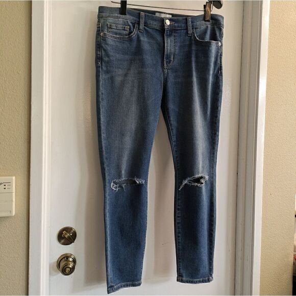 Current Elliott distressed denim jeans - Picture 3 of 8